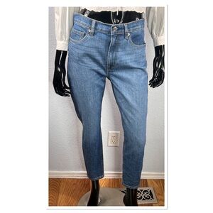Everlane Women’s Slim Straight High Rise Ankle Jeans Sz 29 Cotton Blend